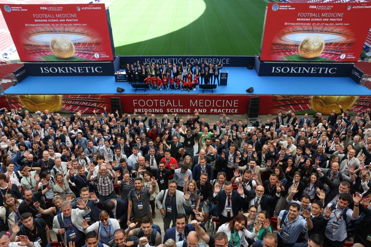 El Metropolitano se transforma: Un innovador congreso de medicina deportiva revoluciona el estadio del Atlético de Madrid