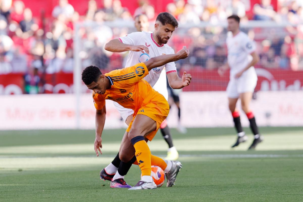 غياب بيلينغهام عن مباراة وداع أنشيلوتي مع ريال مدريد بسبب الإيقاف