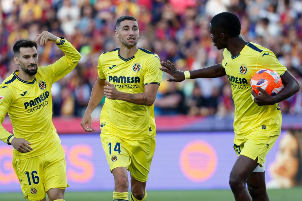 Villarreal Spoils Barças Party with a Stunning 3-2 Victory at Montjuïc