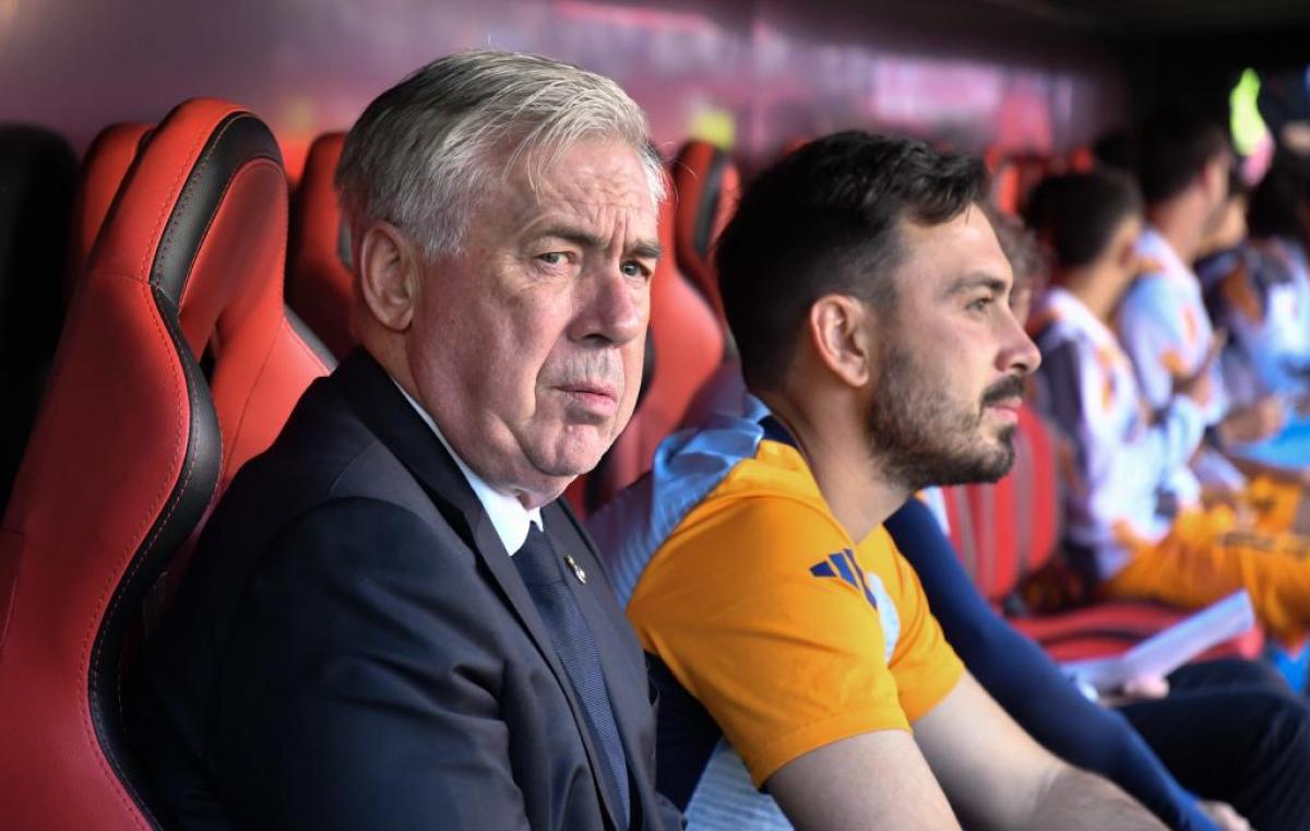 أنشيلوتي يتحدث عن فوز ريال مدريد على إشبيلية ويشيد باللاعبين الشباب