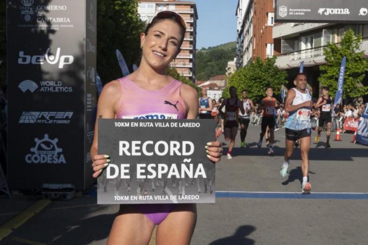 Recórd de España de 10K para Carla Gallardo en Laredo