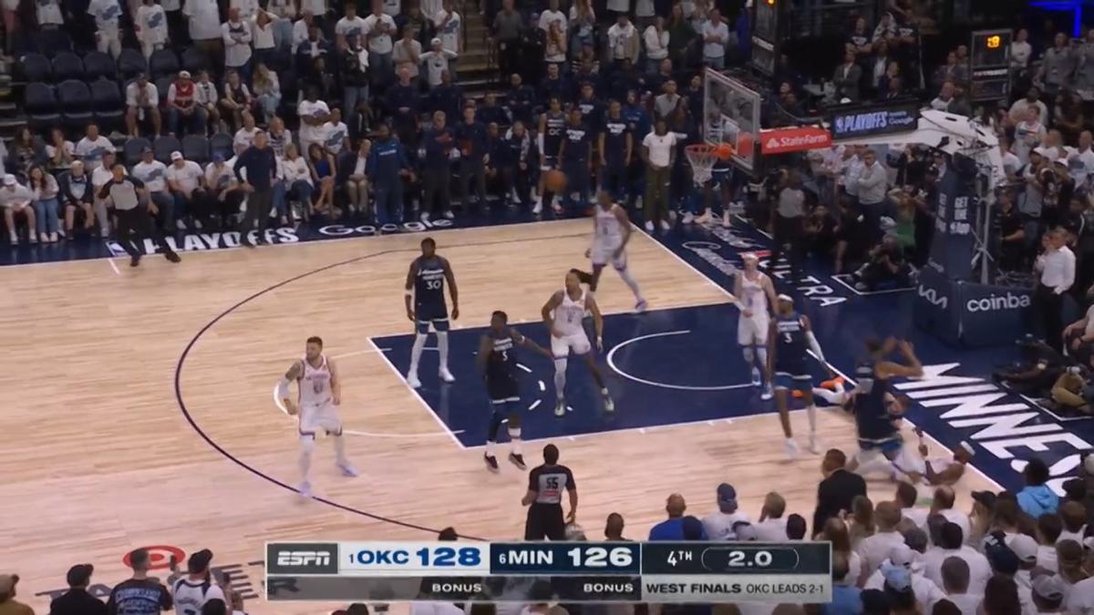 El MVP Shai canta las 40 y deja a los Thunder a un triunfo de la final de la NBA 13 años después