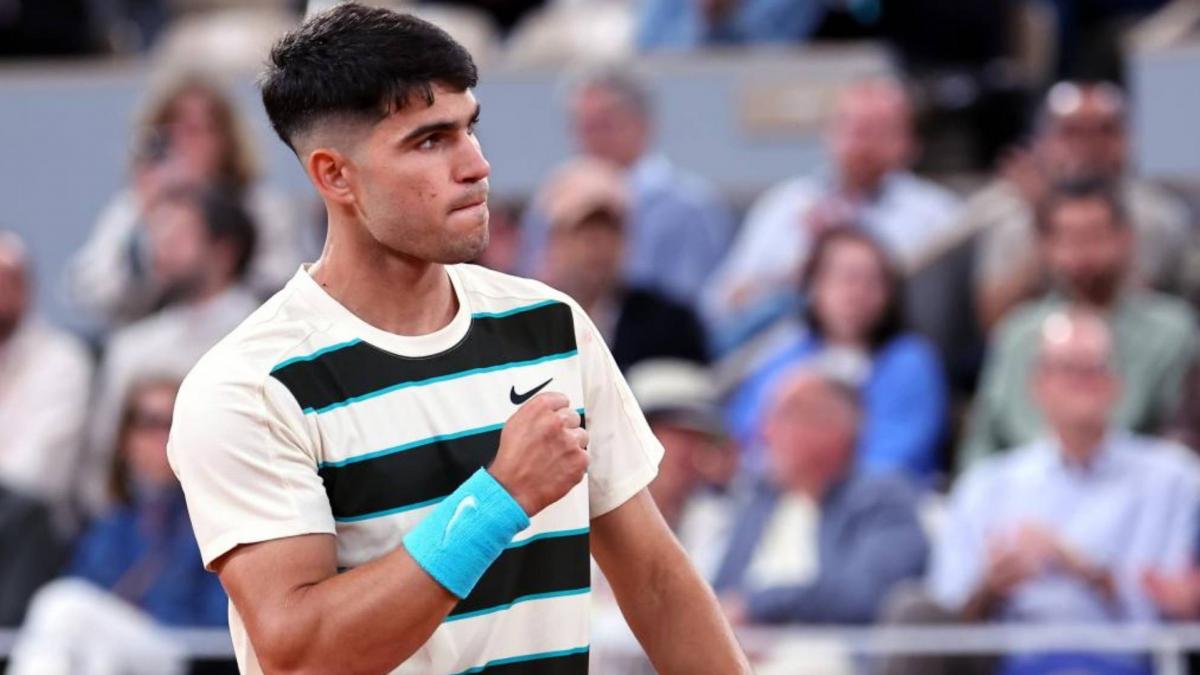 Carlos Alcaraz se fabrica otro récord: primer tenista de este siglo en llegar a las 20 victorias en Roland Garros