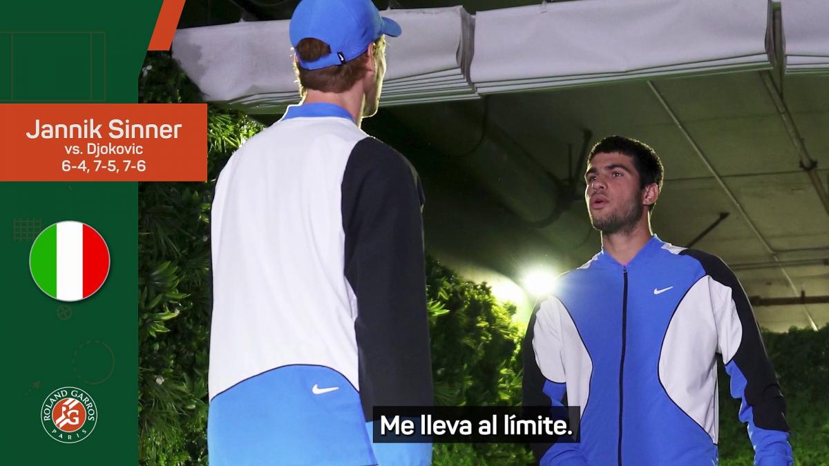Sinner y la rivalidad con Alcaraz: "El tiempo dirá si nos podemos comparar  con el 'Big Three'"