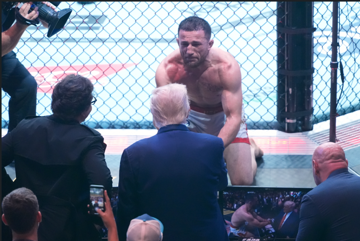 Trump recibe ovaciones en la UFC mientras su influencia en el deporte sigue intacta
