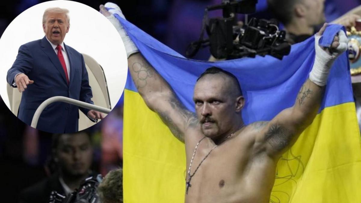 Usyk invita a Trump a su casa en Ucrania: "Así verá cómo vuelan los misiles cada noche"