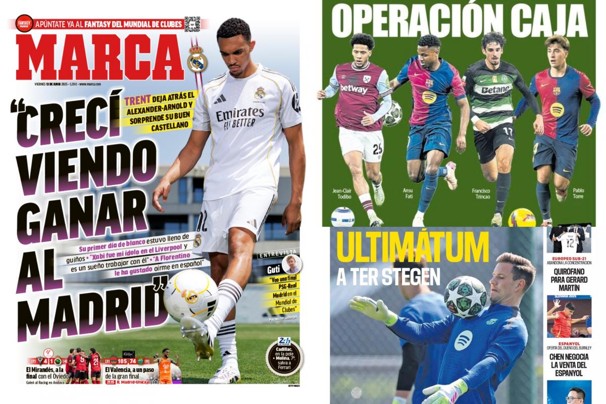 La prensa inglesa se vuelve loca con la presentación de Trent con el Real Madrid&lt;br&gt;