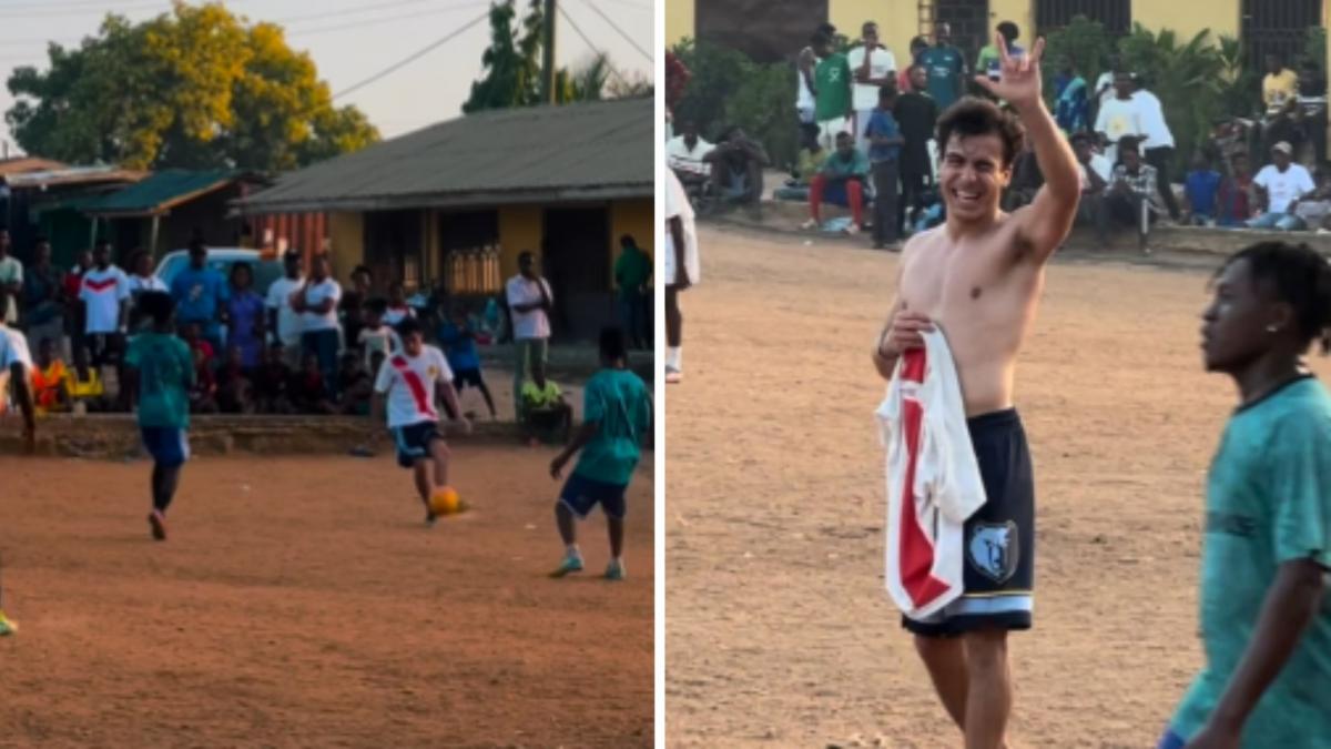 Manu Sánchez, en el campo de refugiados donde nació Alphonso Davies: &quot;Cambia la vida&quot;