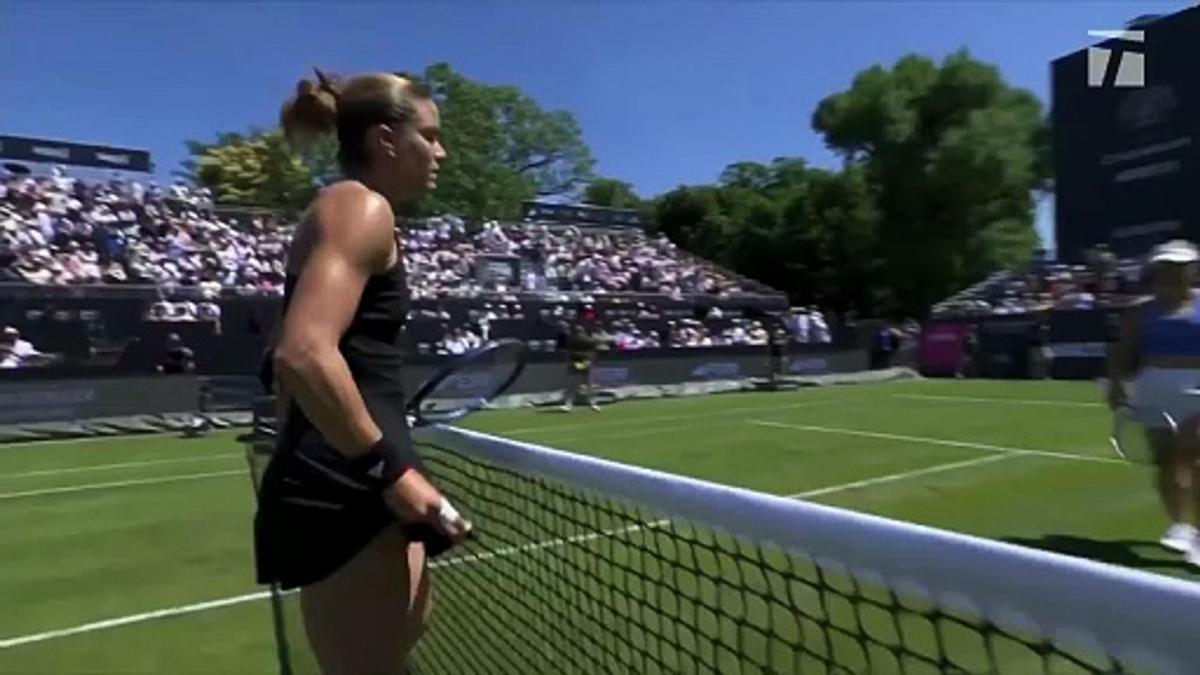 Sakkari y Putinsteva casi llegan a las manos