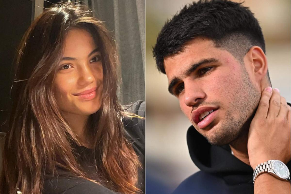 ¡Romance en el tenis? La prensa inglesa especula sobre una posible relación entre Carlos Alcaraz y Emma Raducanu