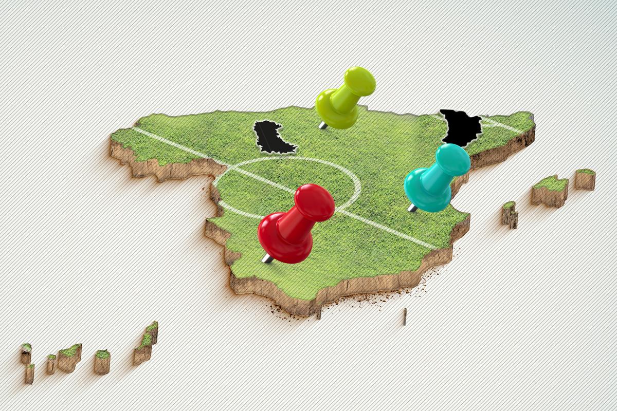 Sólo había una provincia sin fútbol en las cuatro primeras categorías... pero ahora vuelven a ser dos