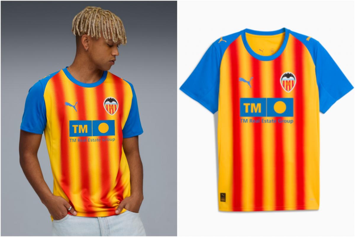 La tercera camiseta del Valencia sale a la venta antes de que el club la presente oficialmente