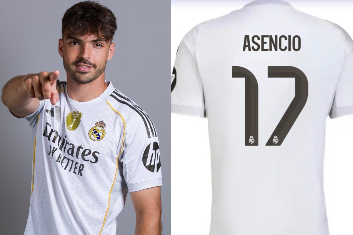 راوول أسينسيو يرتدي القميص رقم 17 في ريال مدريد خلفاً للوكاس فاسكيز