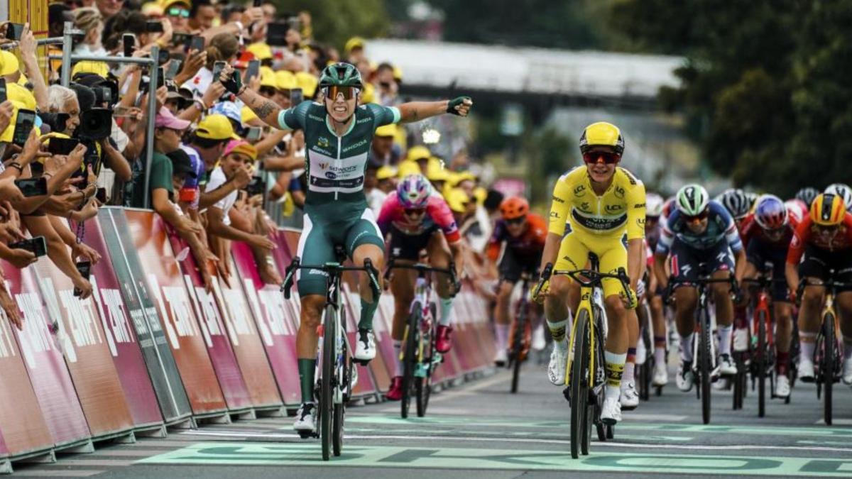 Nadie puede con Lorena Wiebes en el Tour femenino