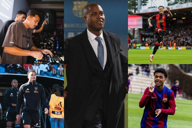 La fábrica de futbolistas de Kluivert: tres hijos juegan en la élite y uno es amateur