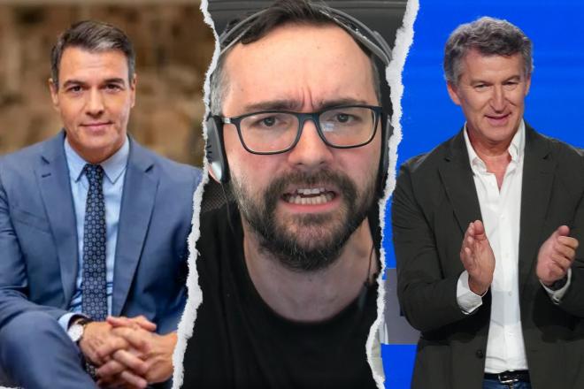 Xokas explota: &quot;El PP y el PSOE son una vergüenza y se merecen un castigo de décadas&quot;