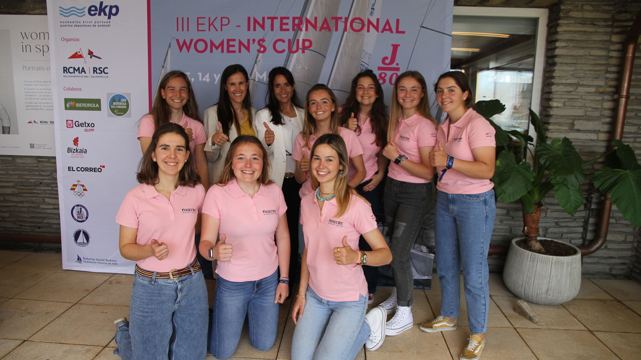 Imagen de la presentacion de la EKP International Women's Saliling Cup.
