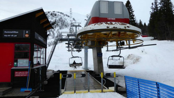 Las estaciones de esquí de Suecia permanecieron abiertas durante la pandemia.