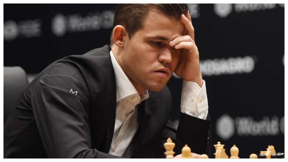 Carlsen, en una imagen de una partida anterior.