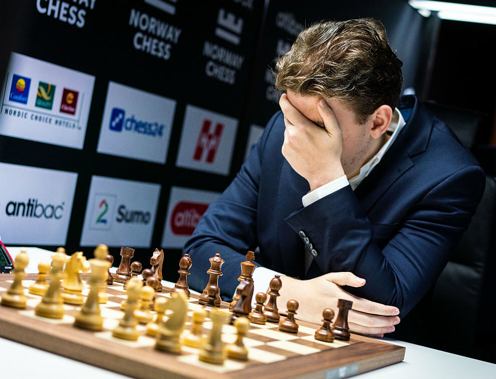 Carlsen - Tari, así fue la jornada 8 del Altibox Norway Chess