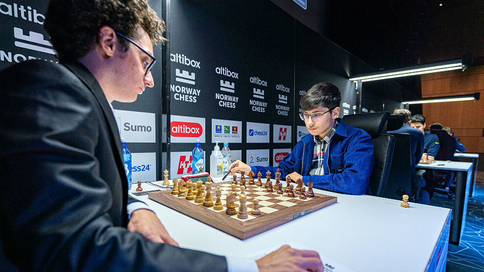 Carlsen - Tari, así fue la jornada 8 del Altibox Norway Chess