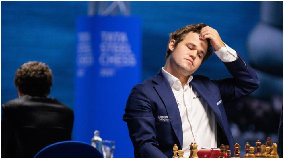 Magnus Carlsen, en un partida.