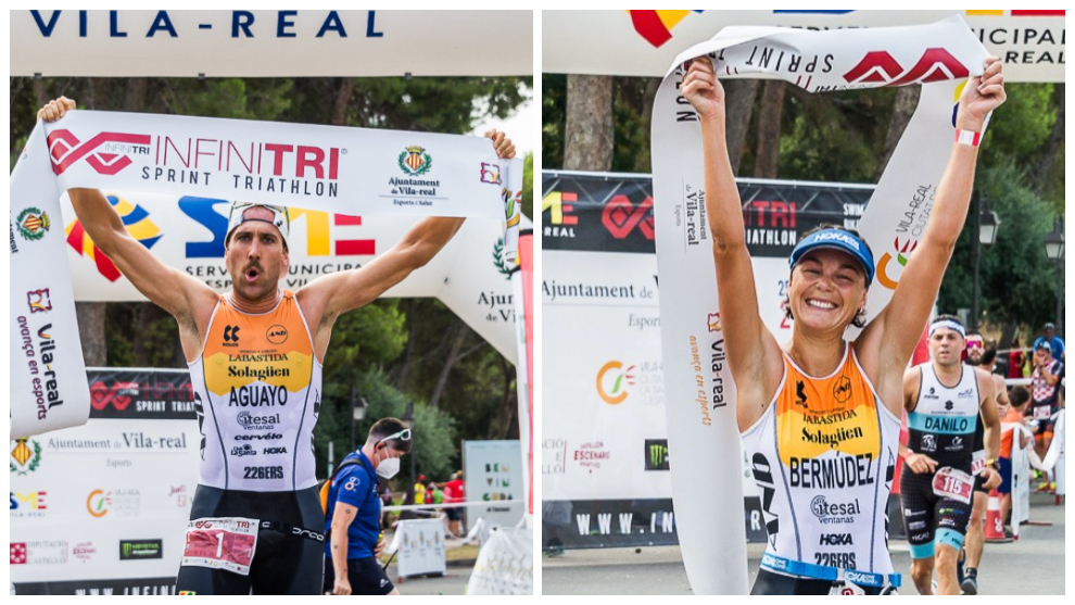 Emilio Aguayo y Natalia Bermudez de Castro celebran su triunfo en Villareal.
