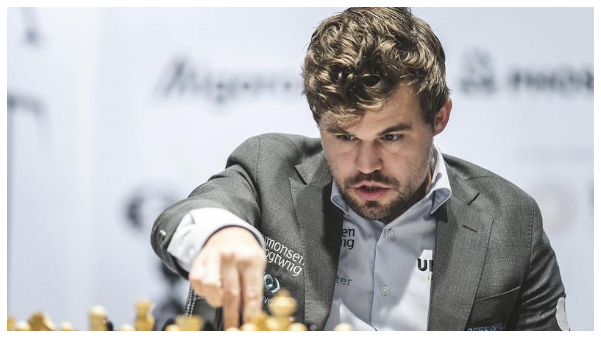 Magnus Carlsen durante su defensa del título mundial.