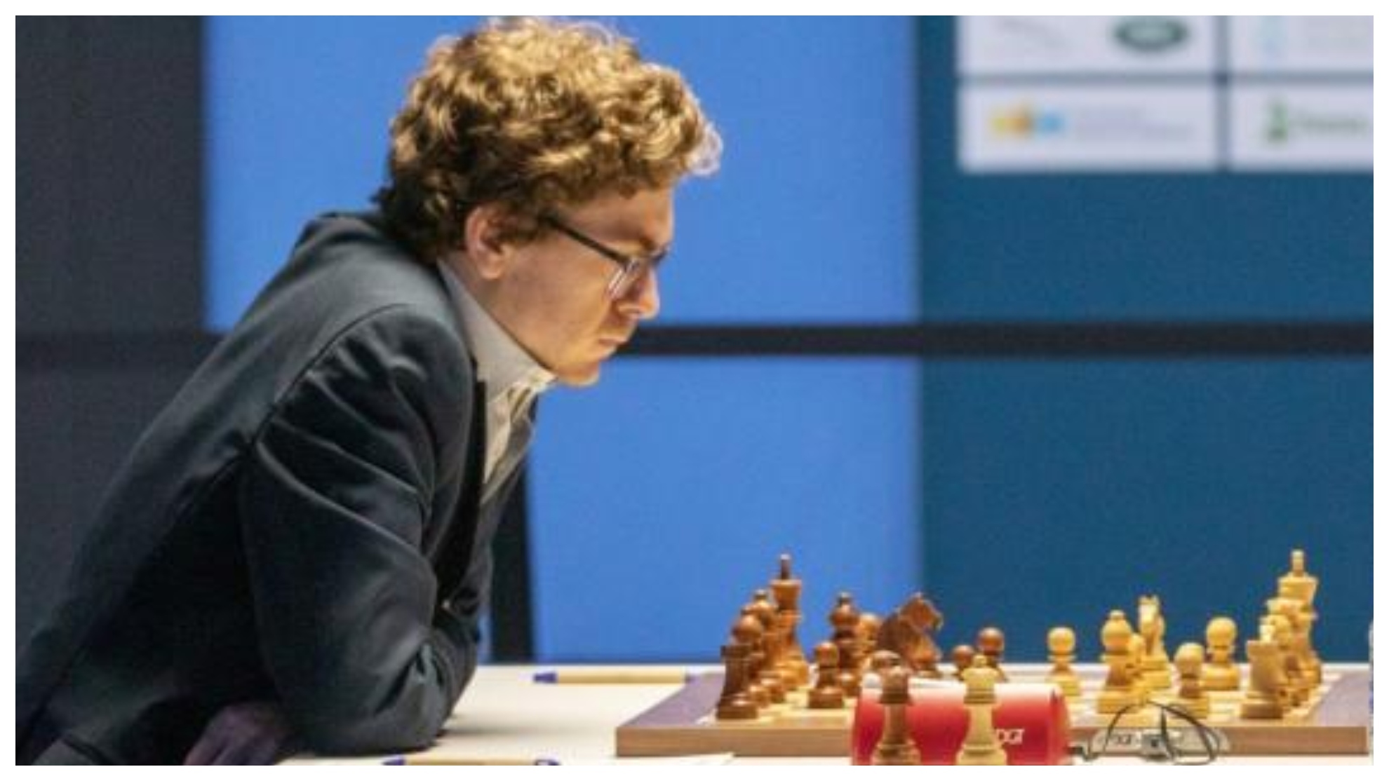 David Antón en el en el Tata Steel Chess de 2021.