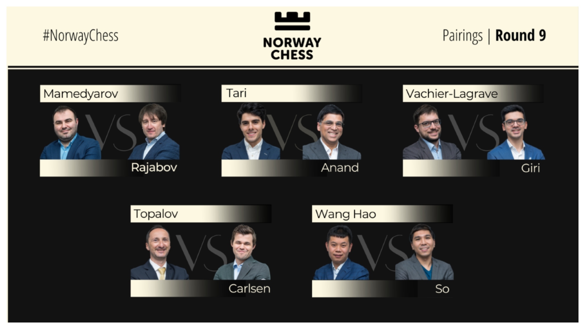 Ultima jornada en el Norway Chess: Carlsen y Mamedyarov luchan el