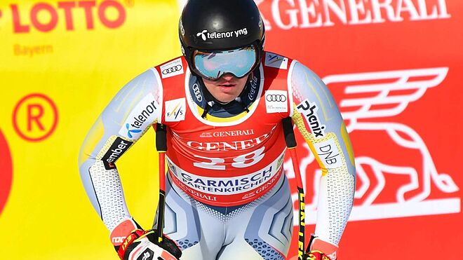 Adrian Smiseth Sejersted en Garmisch-Partenkirchen esta semana