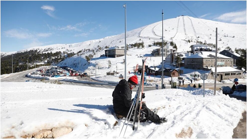 Las pistas de esquí de Navacerrada.
