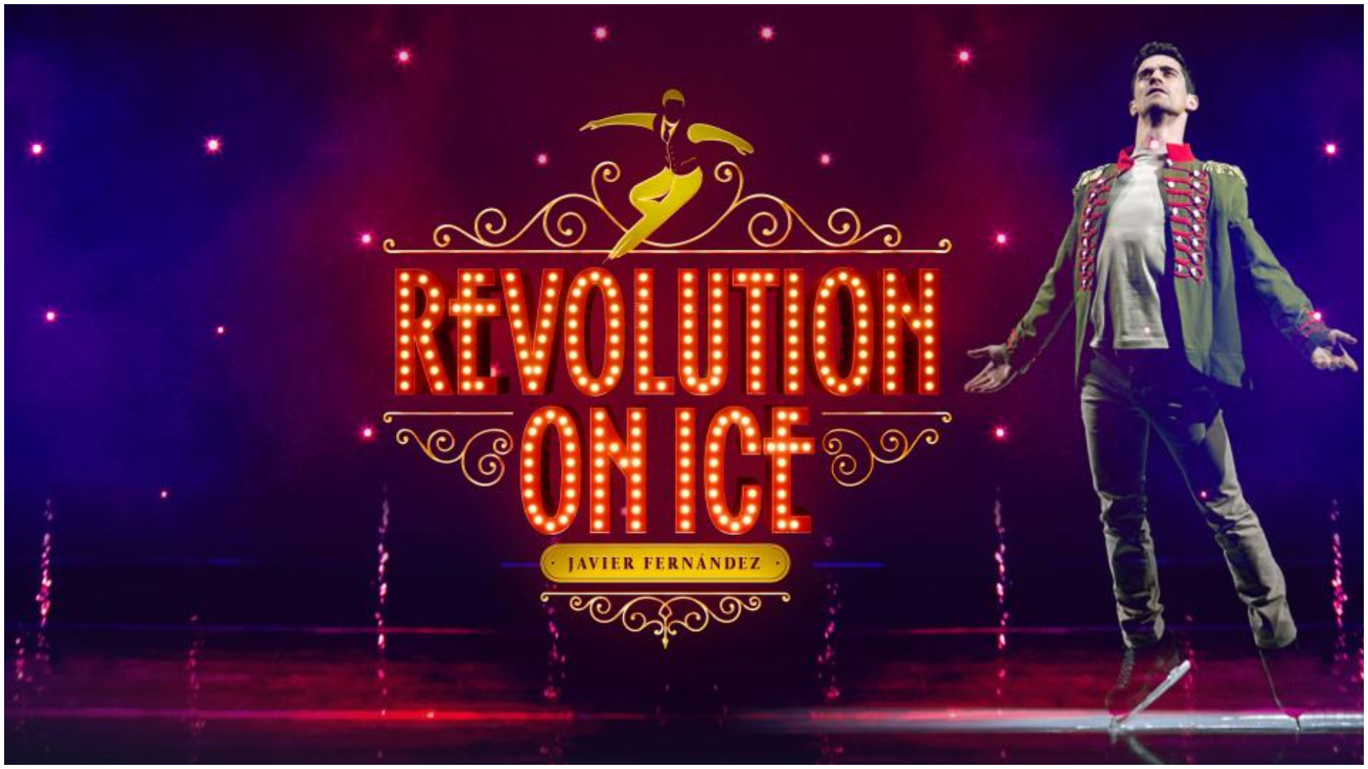 Un cartel de 'Revolution on ice'.