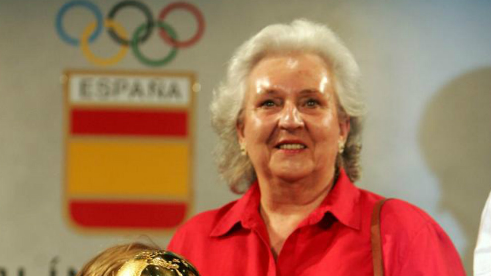 Doña Pilar de Borbón, durante un acto del Comité Olímpico Español en 2010