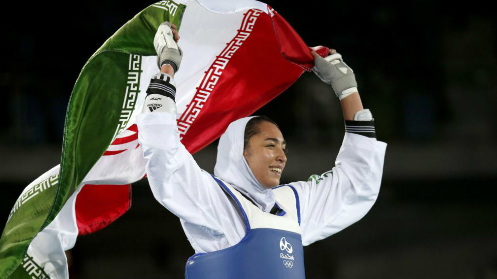 Kimia Alizadeh, durante los Juegos de Río