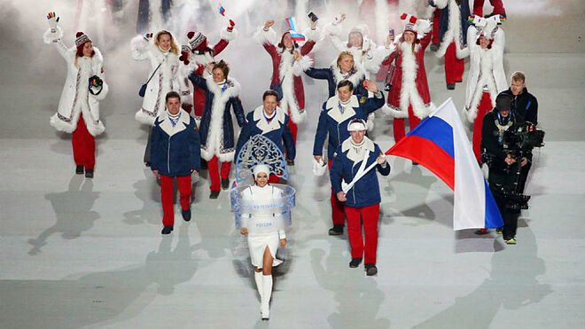 Ceremonia inaugural de Sochi 2014.
