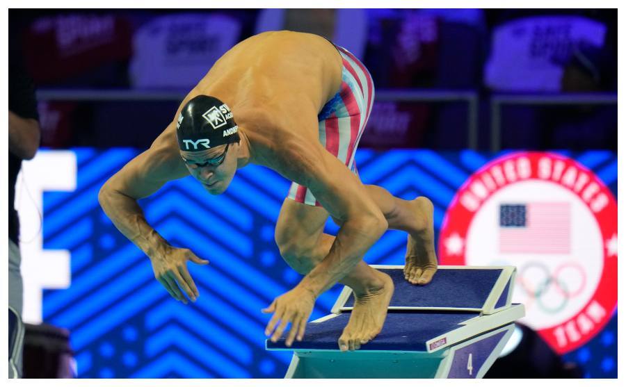 El nadador Michael Andrew fue uno de los deportistas estadounidenses que participaron en los Juegos de Tokio sin vacunarse.