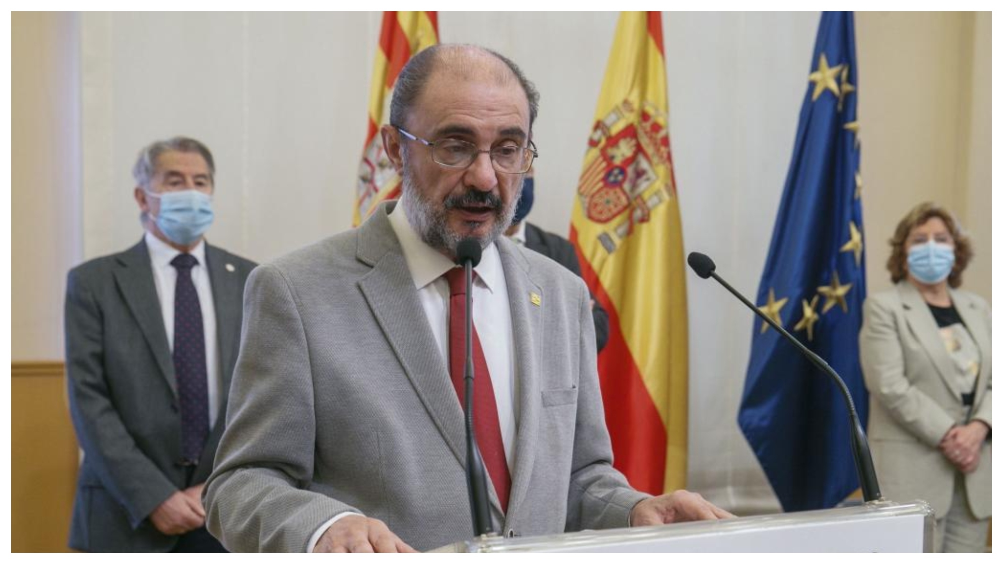 El presidente del Gobierno aragonés, Javier Lambán.