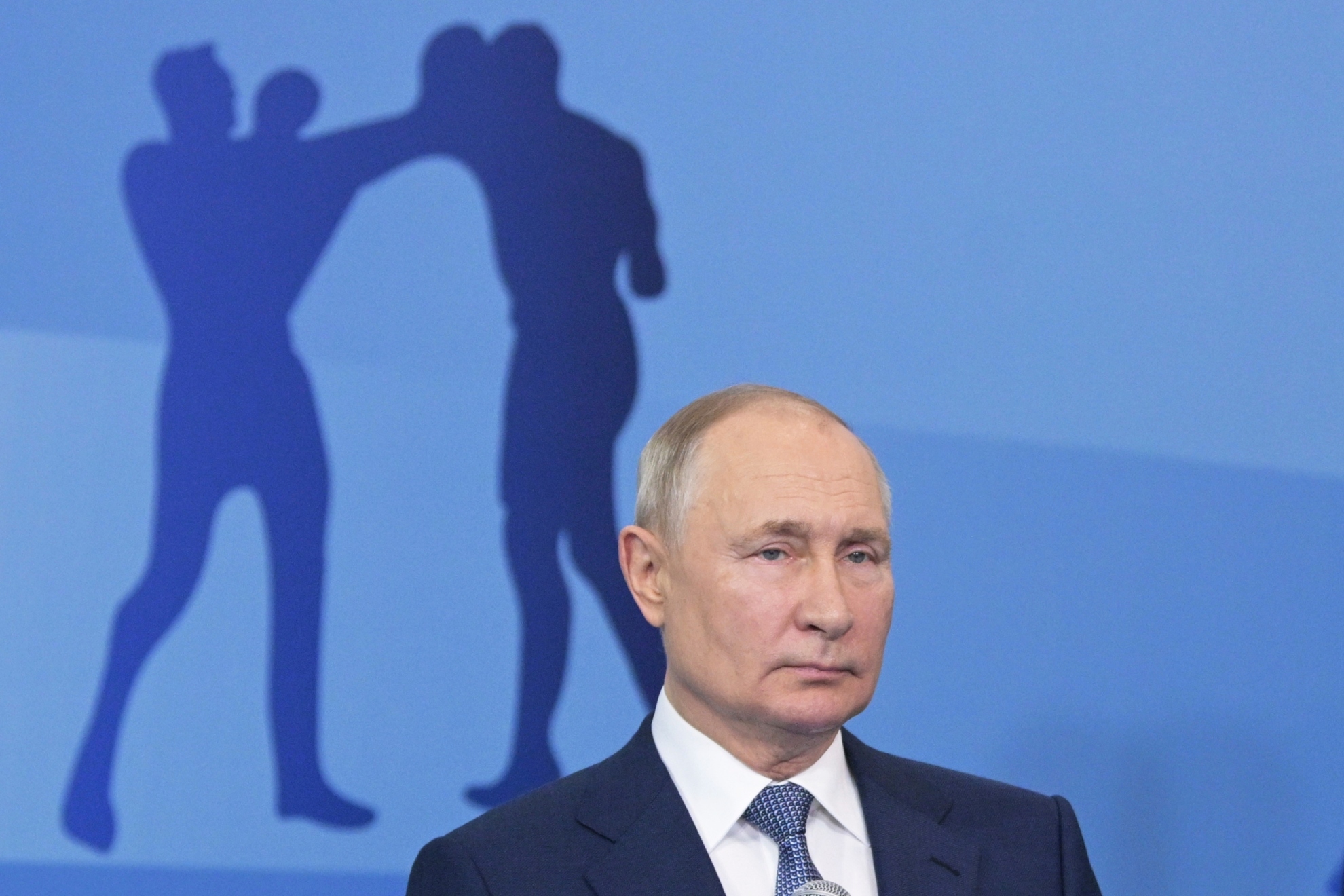 El presidente de Rusia, Vladimir Putin, durante el foro internacional 'Rusia, potencia deportiva'