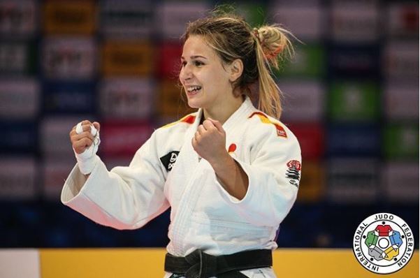 La judoka Laura Martínez.