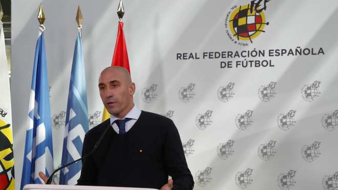 Luis Rubiales, presidente de la RFEF, que este mismo año debe buscar la renovación de su cargo.