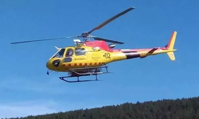 Un helicóptero de los Bomberos de la Generalitat.