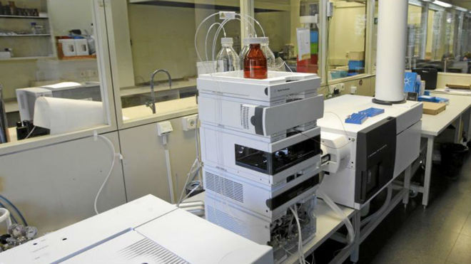 Un laboratorio de control de dopaje.