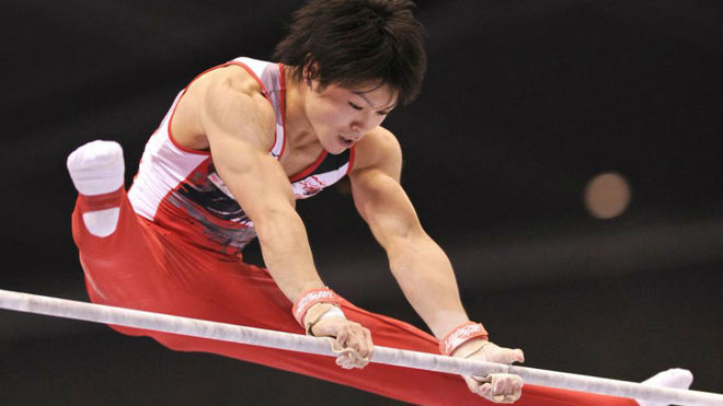 Uchimura, en el Mundial de 2011.