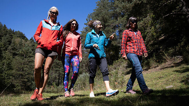 Las cuatro mujeres, en los bosques de La Molina (Cerdanya)