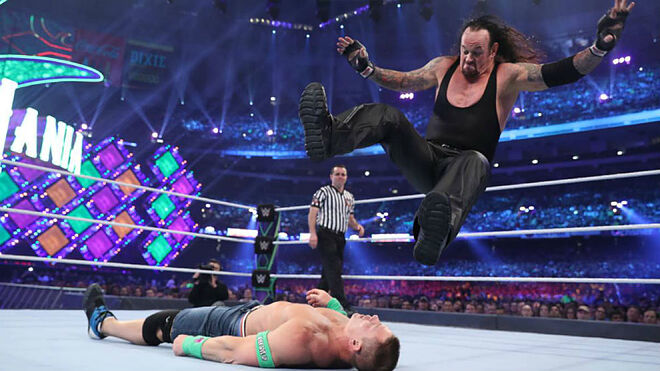 Undertaker contra John Cena.
