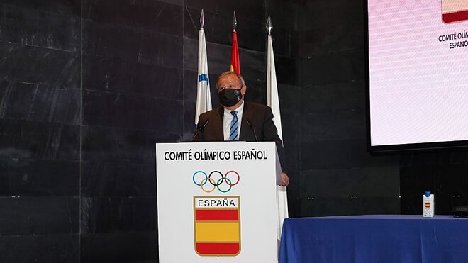 Constantino Iglesias, en la sede del COE.