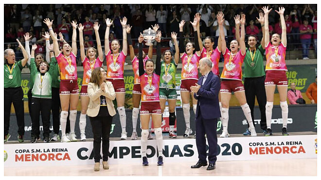 May Deco VB Logroño, campeonas de la Copa de la Reina en 2020.