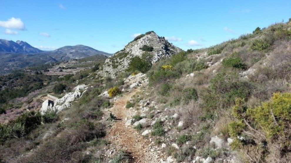Montaña del Cavall Verd de la vall de Laguar (Alicante).