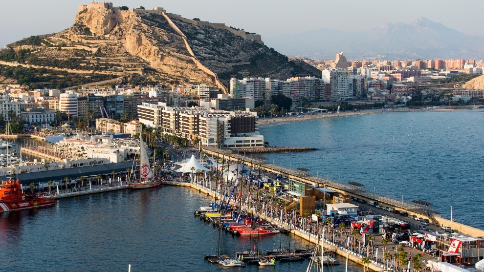 Vista aérea del Race Village de Alicante.